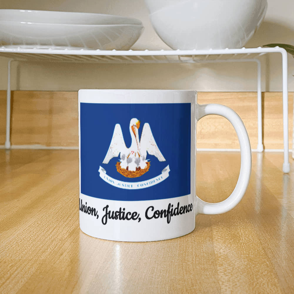 Union, Justice, Confidence (Louisiana) Mug 11 oz.