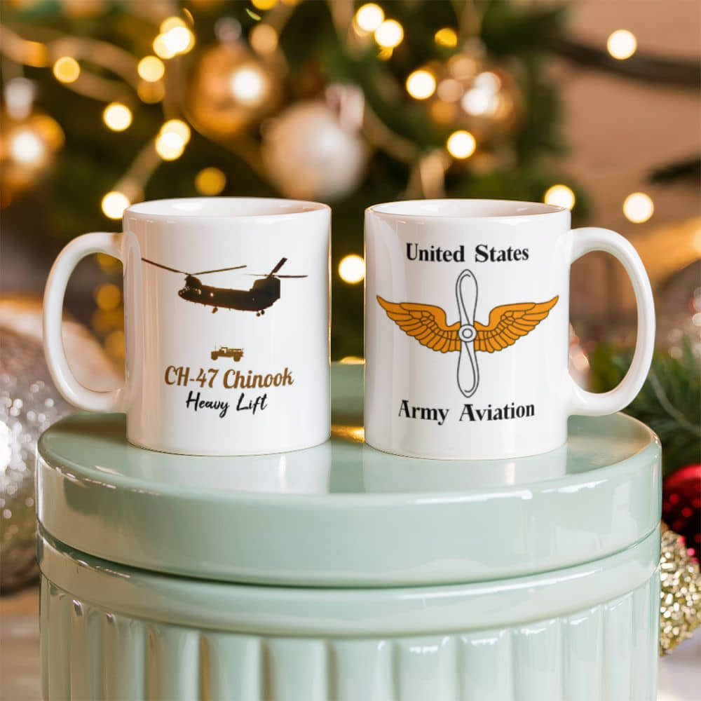 CH-47 Chinook Heavy Lift (United States Army Aviation) Mug 11 oz.