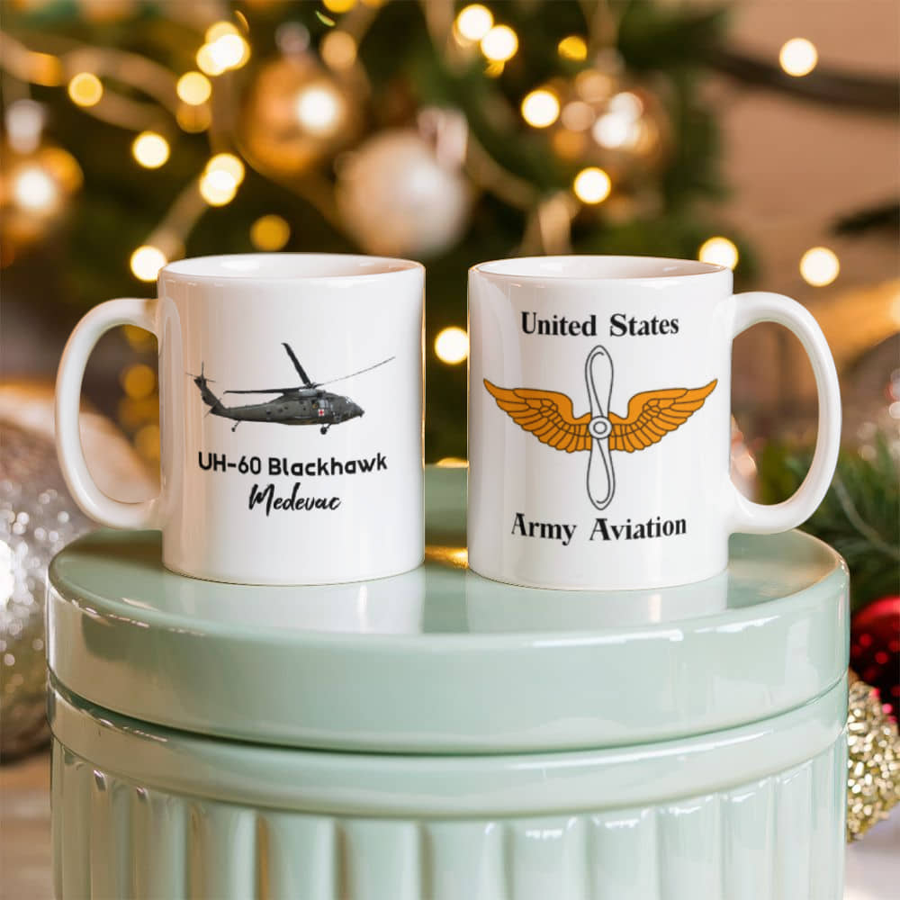 UH-60 Blackhawk Medevac (United States Army Aviation) Mug 11 oz.