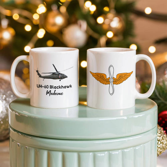 UH-60 Blackhawk Medevac (Simple Prop&Wing) Mug 11 oz.