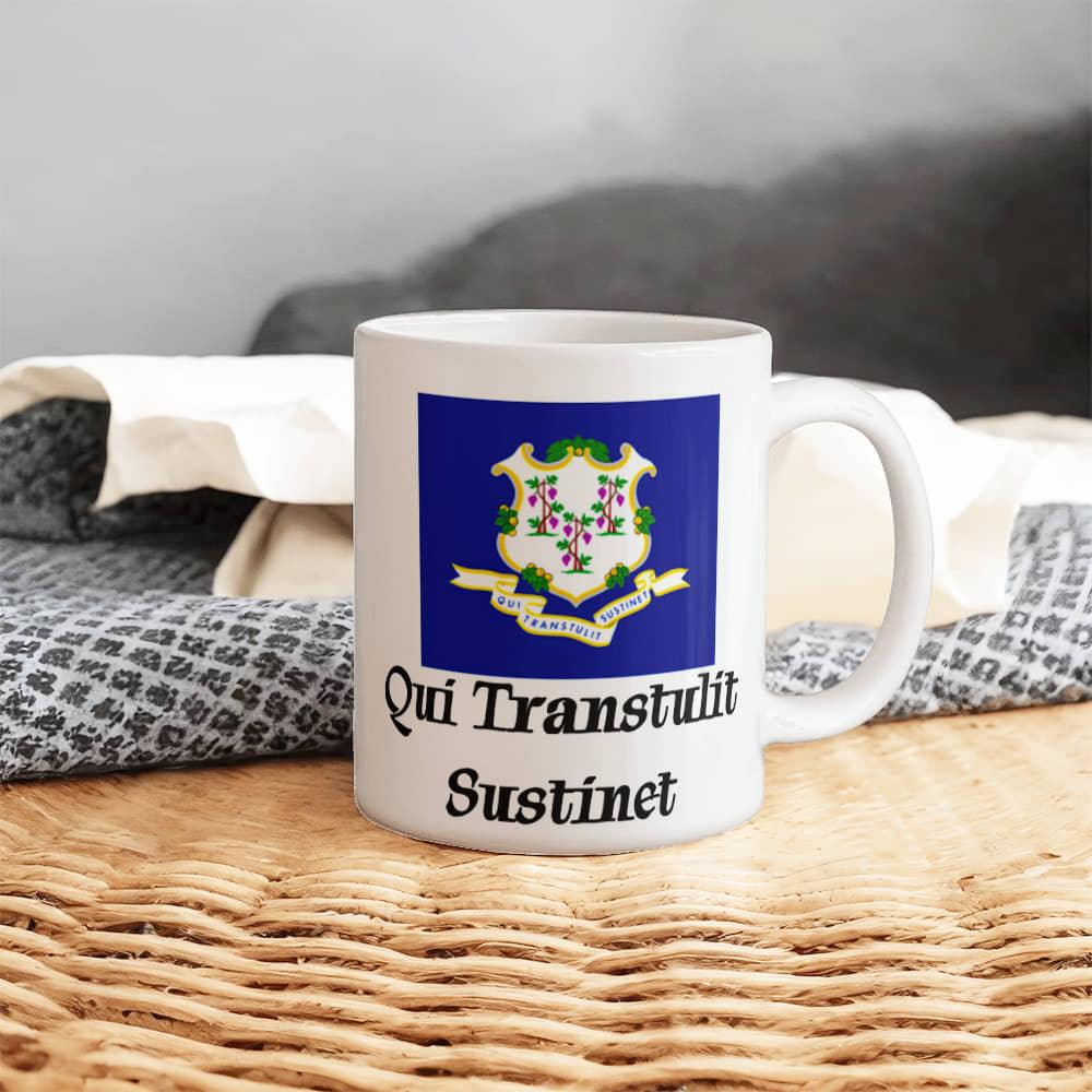 He Who Transplanted Still Sustains (Connecticut) Mug 11 oz.