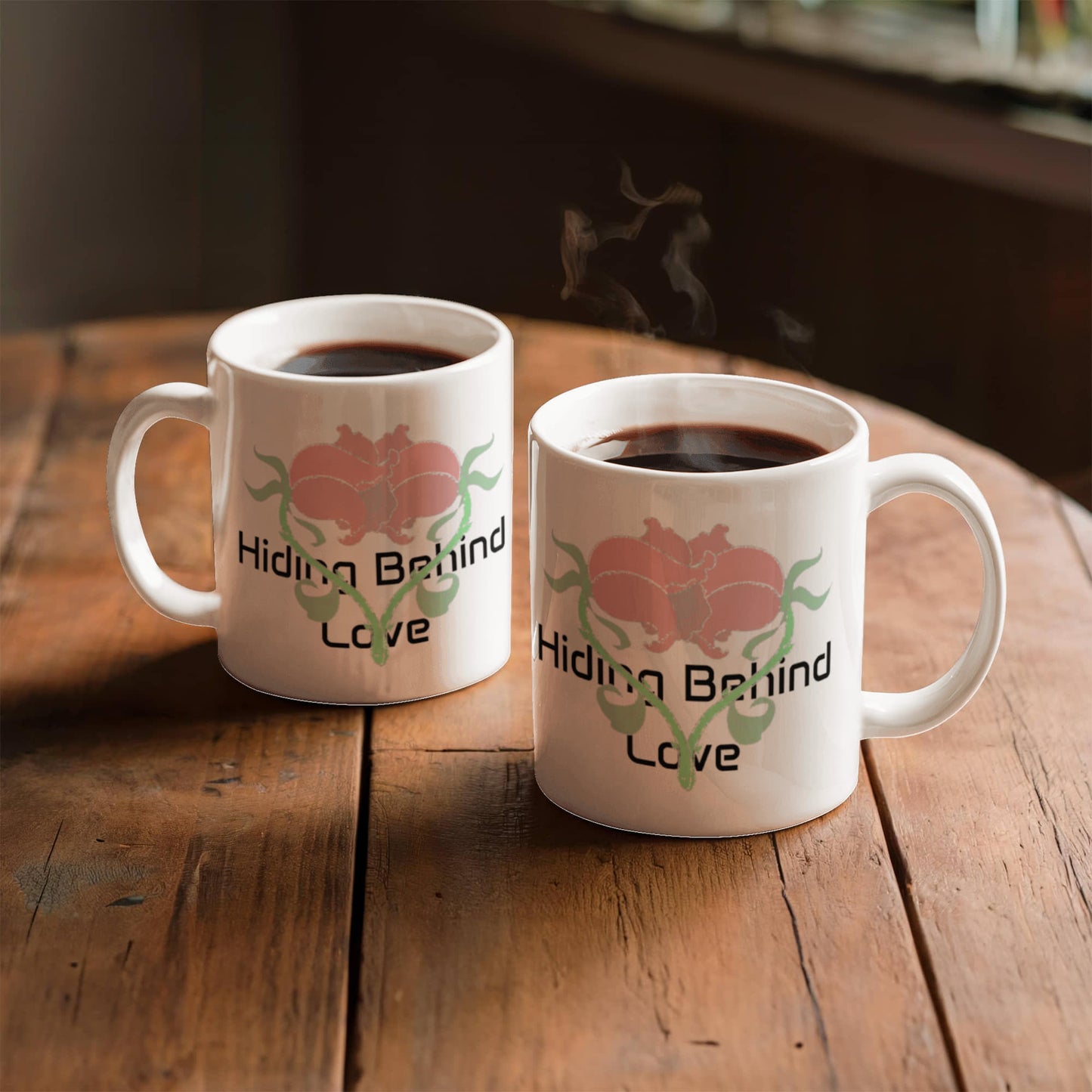 Hiding Behind Love Mug 11 oz.