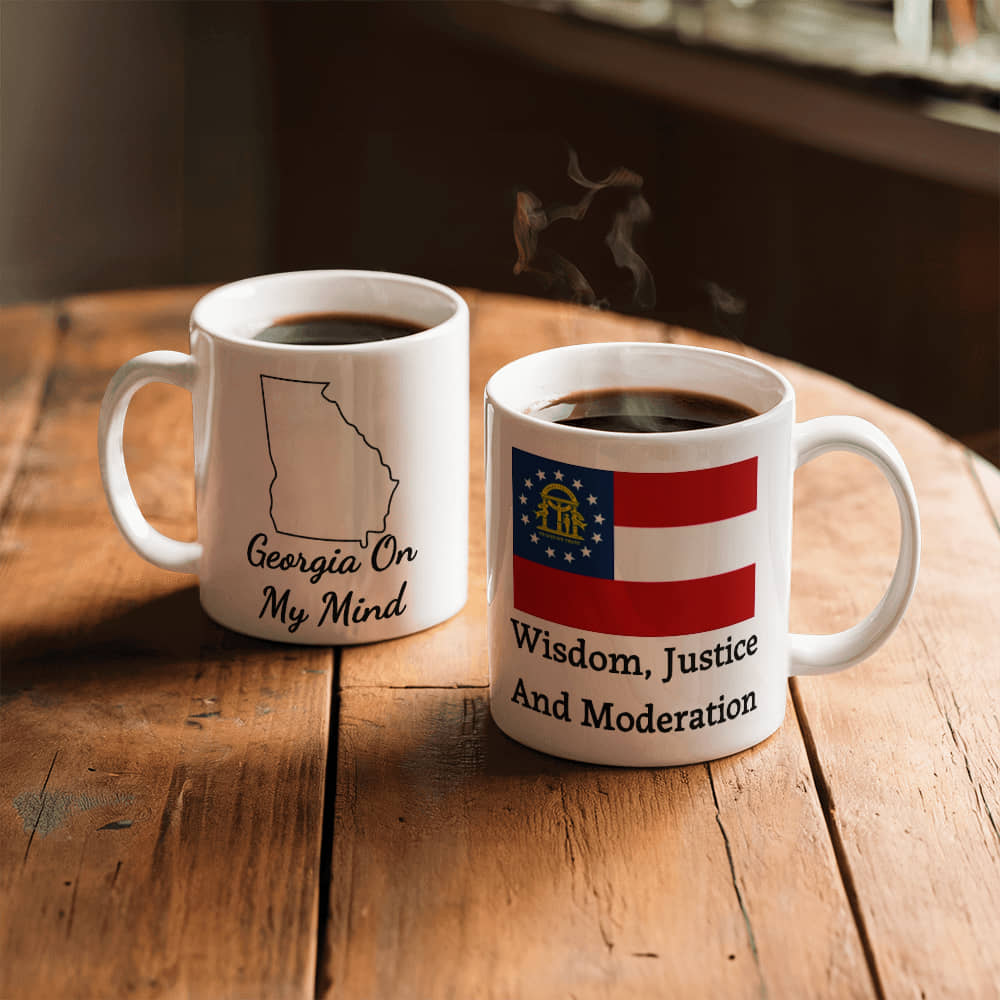 Wisdom, Justice, and Moderation (Georgia) Mug 11 oz.