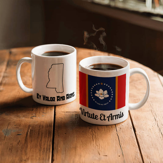 By Valor And Arms (Mississippi) Mug 11 oz.