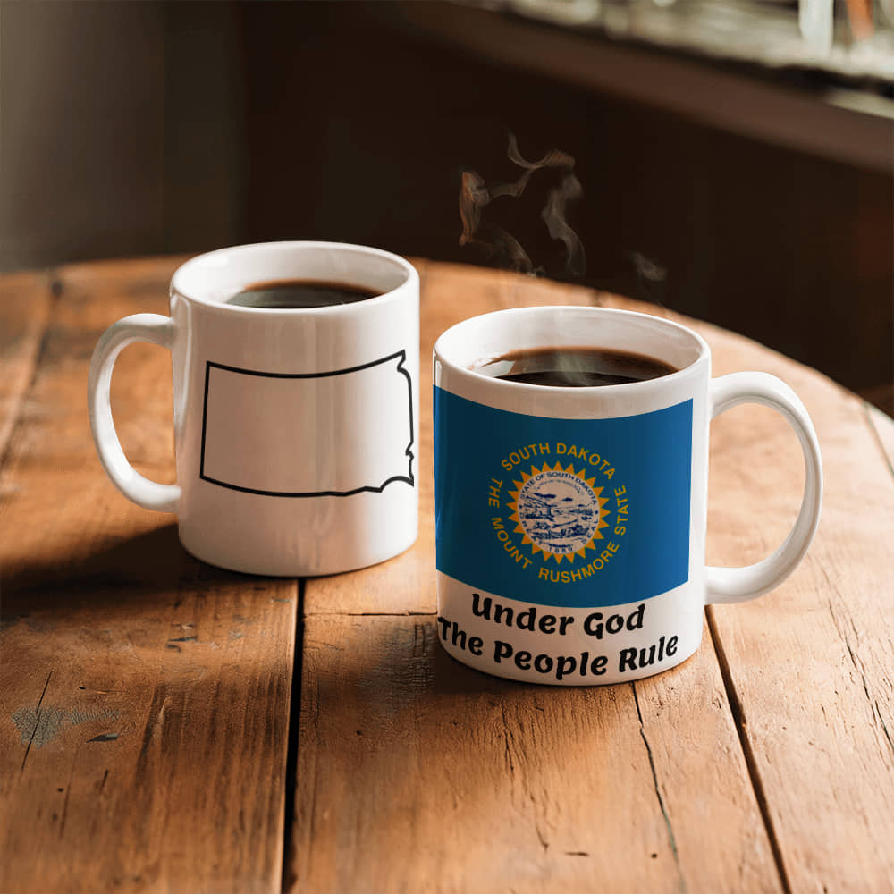 Under God The People Rule (South Dakota) Mug 11 oz.