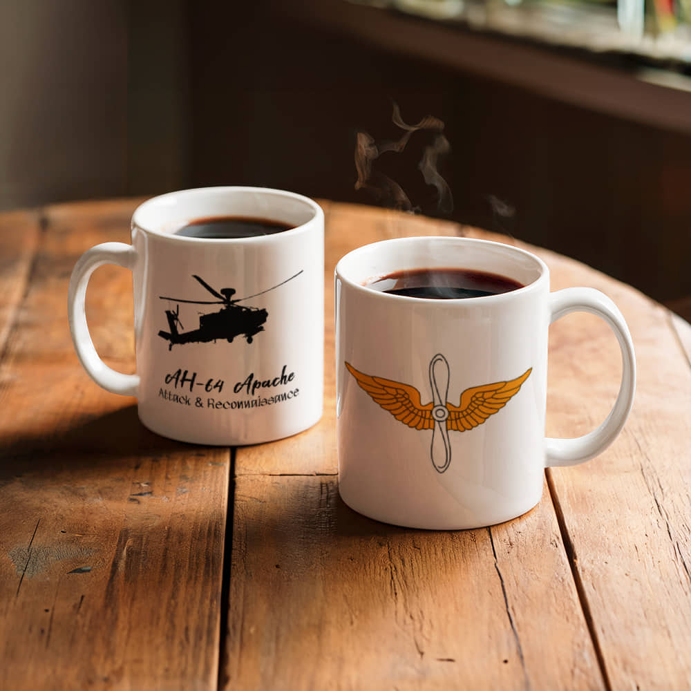 AH-64 Apache Attack & Reconnaissance (Simple Prop&Wings) Mug 11 oz.