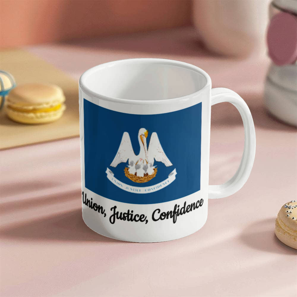 Union, Justice, Confidence (Louisiana) Mug 11 oz.