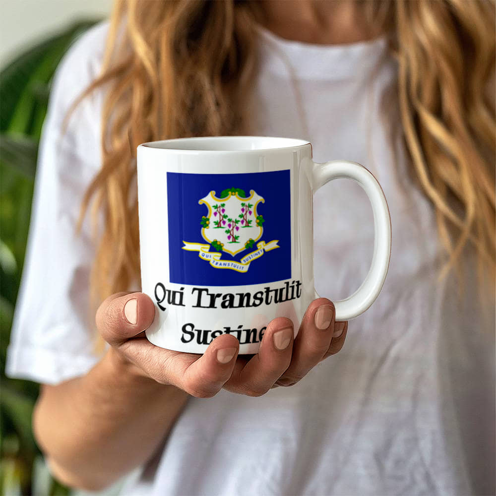 He Who Transplanted Still Sustains (Connecticut) Mug 11 oz.