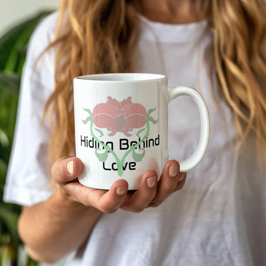 Hiding Behind Love Mug 11 oz.