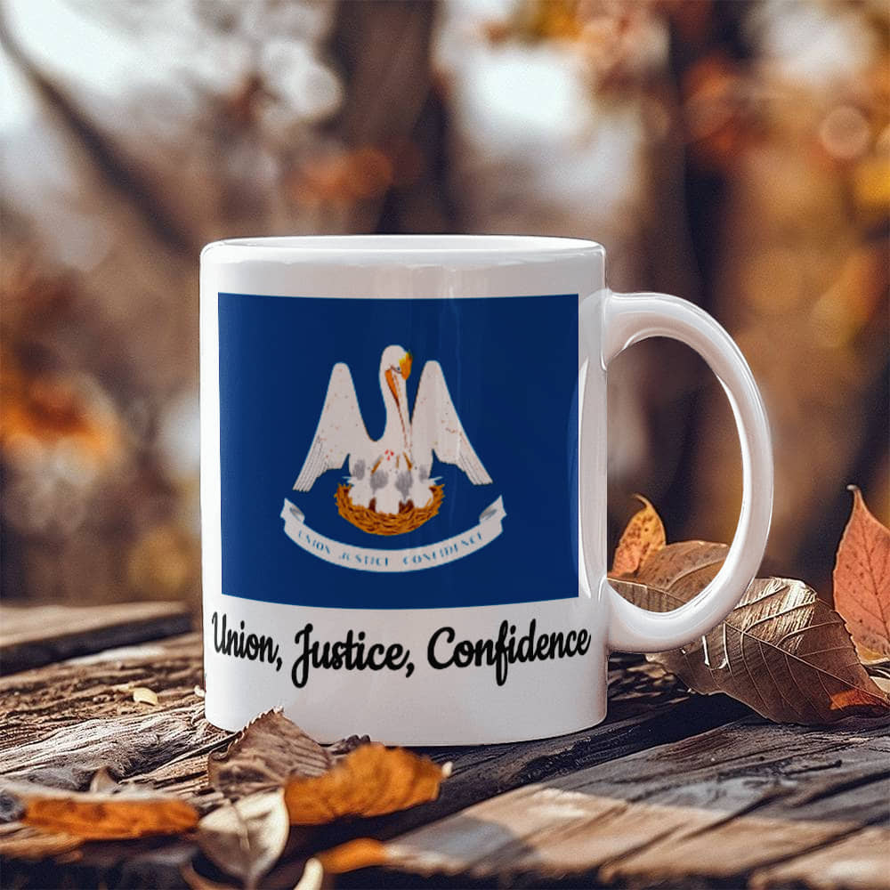 Union, Justice, Confidence (Louisiana) Mug 11 oz.