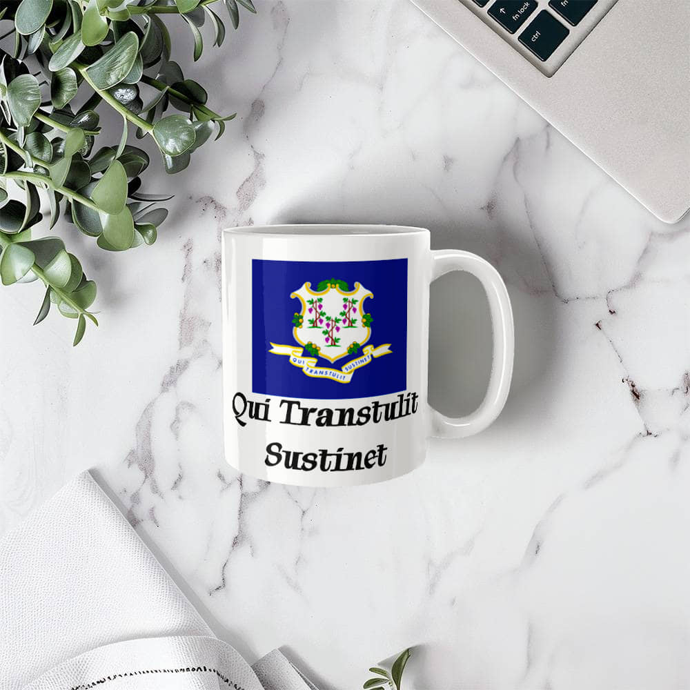 He Who Transplanted Still Sustains (Connecticut) Mug 11 oz.